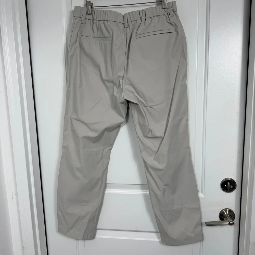 Banana Republic Mens Commuter Flex Pant 36x29 Gray Performance Trousers NEW